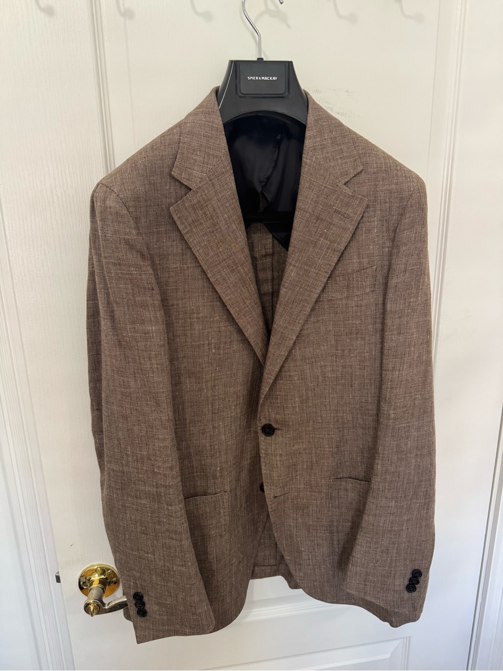 Spier & Mackay Men's Brown Textured Sport Coat - Classic Single-Breasted Blazer